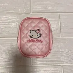 即決⭕️ ハローキティ 当たりくじ　キルティング　ポーチ ピンク