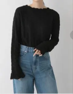 ローリーズファーム＊シアーフラワージャガードロングスリーブ