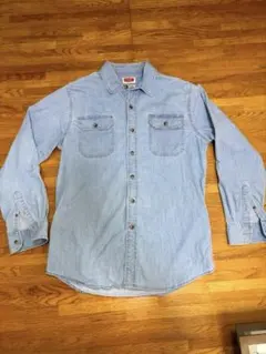 Wrangler デニムシャツ 長袖 ライトブルーのサムネイル
