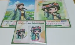 薬屋のひとりごと WEBくじ 猫猫 イラストボード 缶バッジ 3点