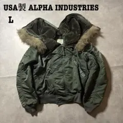 80〜90s USA製 アルファ N-2B フライトジャケット IDEAL L