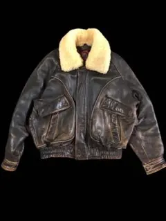 レザーブルゾン