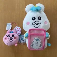んぽちゃむ おぱんちゅうさぎ ぬいぐるみ キーホルダー 3点セットのサムネイル
