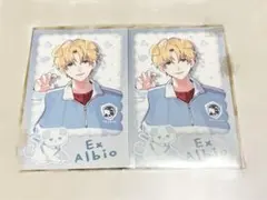 エクス・アルビオ チェキ風カード わんにゃんdays にじさんじ