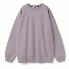 GRL FILA 裏起毛ロゴ入りBIGスウェットトップス