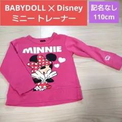 110cm　BABYDOLL　Disney　ミニー　トレーナー　春　秋　可愛い