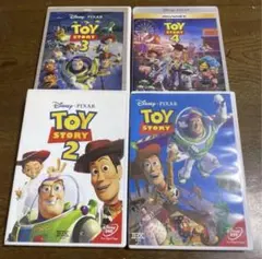 トイスト5レジャーシート付❤ トイストーリー1234セット DVD 純正