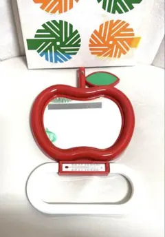 昭和レトロポップ リンゴ型ハンガーリング鏡