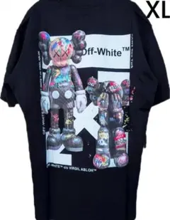 OFF-WHITE Tシャツ キャラクタープリント ブラック - メルカリ