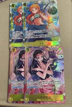ナミ　ニコ・ロビン　パラレル　４枚　EB03
