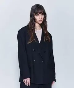＜6(ROKU)＞ジョーゼット ダブルブレスト ジャケットのサムネイル