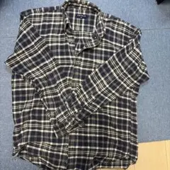 90s OLD UNIQLO ウールチェックシャツ