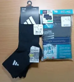 adidas ソックス3足組 &体育の心得ボクサーブリーフ 2枚組のサムネイル