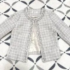 Dessin デッサン　ツイードジャケット　サイズ2