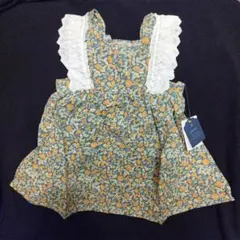【新品タグ付き】Cottoli 花柄レース付きワンピース 95
