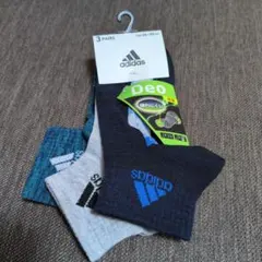 adidas Deo機能付きソックス 3足セット 24-26cm