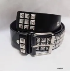 スタッズベルト黒 y2k sk8 スケーター ロック デニム ブラック