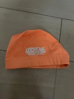 セントラル　CENTRAL SPORTS 水泳帽 M オレンジ