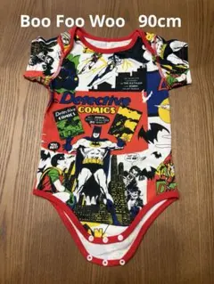 Boo Foo Woo ブーフーウー　バットマン　半袖ロンパース　　90cm