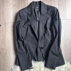 VICKY COUTURE ストライプ テーラードジャケット