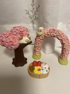 decole concombre 桜　アーチ　お弁当３点セット