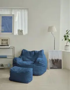 HUGME 1人掛けビーズソファ Ivory LOOSY HUGME 1人掛けビーズソファ IVORY #LOOSY #ルージー #beanbag #sofa