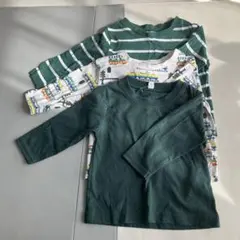 【西松屋】長袖Tシャツ 3枚セット サイズ80