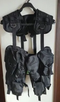 전술 조끼 블랙 다기능