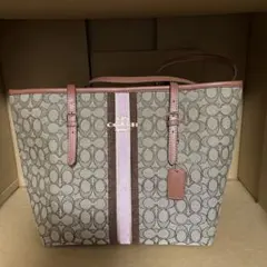 COACH CP053 ハートプリント シグネチャー シティトート - メルカリ