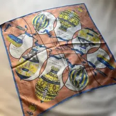 manipuri シルクスカーフ　65×65 オレンジ