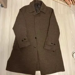 A DAY IN THE LIFE ステンカラーコート 千鳥格子のサムネイル