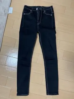 GYDA ワンウォッシュハイウエストスキニーパンツ　　BACKレースアップ