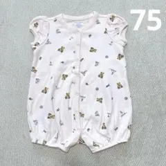 Ralph Lauren クマ柄　マリン柄　ピンク　ロンパース 半袖　9m 75