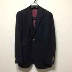 beamsf ネイビーブレザー　ringjacketハンドライン　段返3B beamsf ネイビーブレザー ringjacketハンドライン 段返3B BEAMS F〉New