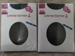 ストッキング　ブラック　アツギ　ATSUGI　2枚セット