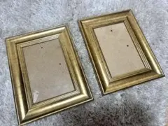 ゴールド写真立て　フォトフレーム2セット