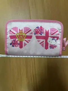 多目的ケース 母子手帳 お薬手帳 ピンク ハート ハローキティ