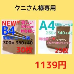 秋冬カラー⭐️宅配ビニール袋 b4 メルカリ便配送袋 メルカリストア