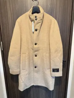 未使用 417EDIFICE エディフィス スタンドカラーコート カシミア混 M