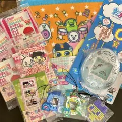 たまごっち一番くじ C賞 ミラー ブルー、E賞ハンドタオル、F賞×3 G賞×5