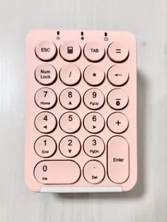 iClever IC-KP08 ワイヤレス テンキー 左手デバイス ピンクのサムネイル