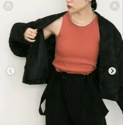【KBF】カップインアメスリRIBタンクトップ カップ付タンクのサムネイル