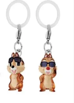 ディズニーめじるしアクセサリー チップとデールセット