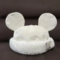東京ディズニーリゾート ミッキー　ボア素材　キャップ 帽子　58cm
