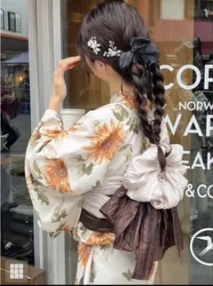 saaaya.*様専用【新品未使用】兵児帯/オフホワイト/GRL