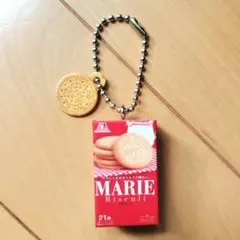 森永製菓マスコットチャーム　マリービスケット　ガチャガチャ　お菓子