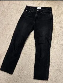 BEAUTY&YOUTH ダークグレー ストレートデニム