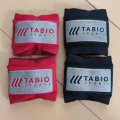 新品、使用あり、TABIO SPORTS サポーター 4個セット
