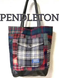 Pendleton パッチワーク REMAKEトートバッグ ペンドルトンのサムネイル