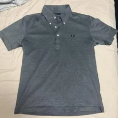 FRED PERRY ボタンダウン ポロシャツ グレー Mサイズ F1262のサムネイル